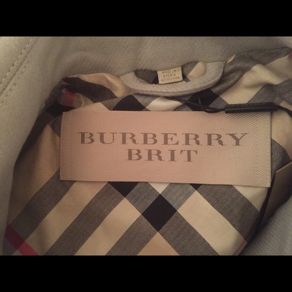 Burberry Wool Trench Coat. Brand New. Size 10 - Picture 4 of 6